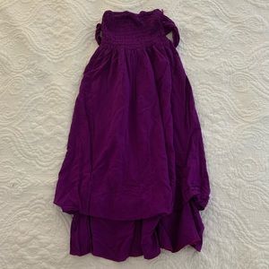 one size fits all purple dress